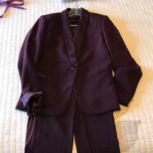 Victoria Secret holiday suit with tuxedo detail